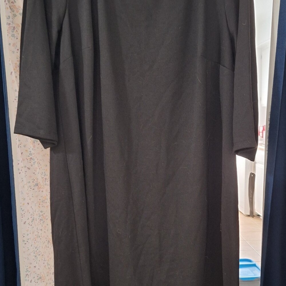 Black swing dress